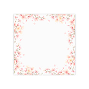 Floral Cherry Blossom Post-it Note Pad — Pink Blossom Sticky Notes