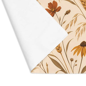 Rustic wildflower wheat placemat - placemats