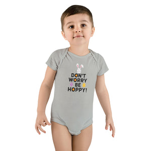 Don't worry, Be Hoppy, Baby Short Sleeve Onesie®