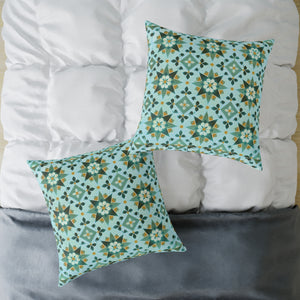 Geometric Moroccan Pattern Square Pillow