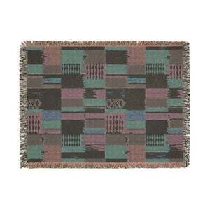 DipaliZ southwestern patchwork blanket for a bohemian bedroom