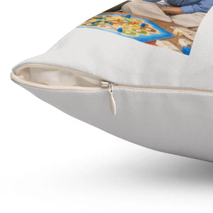 Besties Personalized Photo Pillow — Custom Names & Quote
