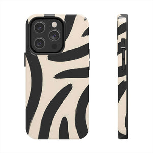 Abstract Zebra Print Phone Case