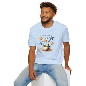 Take time to shine coffee star t-shirt - t-shirts