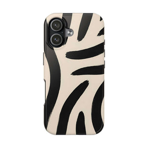Abstract Zebra Print Phone Case