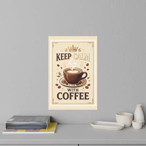 DipaliZ Coffee Wall Decals Durable Polyester Fabric