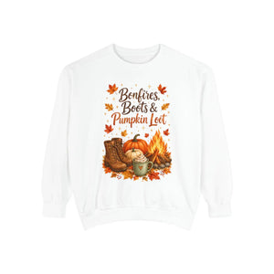 Chambray is one of five colorways for this DipaliZ fall sweatshirt