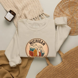 Michigan fall crewneck sweatshirt - sweatshirts