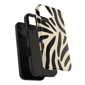 Zebra Print Tough Phone Case