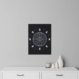Mystic Crystal Witchcraft Wall Decal
