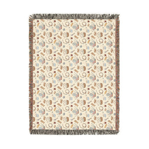 Cozy Mosaic Woven Blanket — Boho Geometric Throw for Living Room & Bedroom