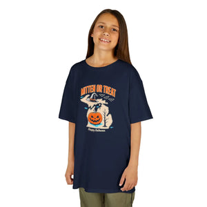 Kids halloween “mitten or treat” pumpkin michigan t-shirt - t-shirts