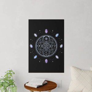 Mystic Crystal Witchcraft Wall Decal