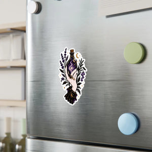 Mystical potion botanical kiss-cut vinyl decal - home decor decals