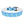 Blue spheres Dog Collar
