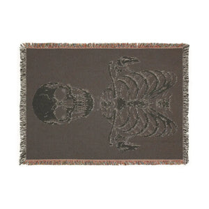 DipaliZ skeleton throw blanket with a Photo finish option available