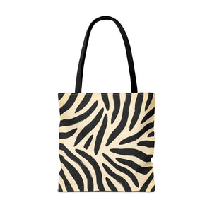 Zebra print tote bag - bags
