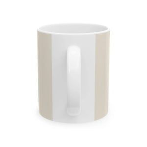 Gold-toned script set on a gentle arc around a DipaliZ ceramic mug