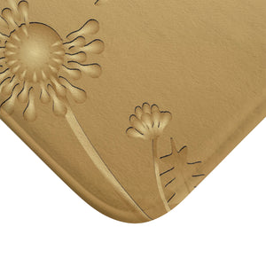 Golden Dandelions, Bath Mat