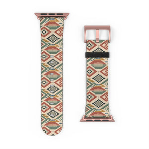 Southwestern Pattern Watch Band — Geometric Aztec Print for Apple Watch