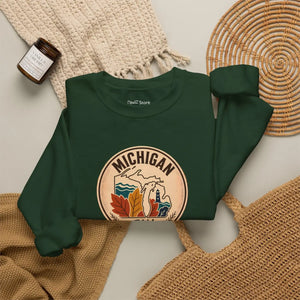 Michigan fall crewneck sweatshirt - sweatshirts
