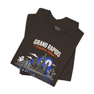 Grand rapids halloween skyline t-shirt - t-shirts