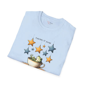 Take time to shine coffee star t-shirt - t-shirts