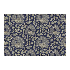 DipaliZ peacock paisley print running across the full 54 inch cotton width