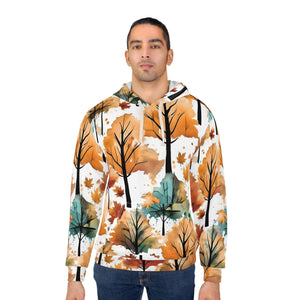 Fall leaves, AOP Unisex Pullover Hoodie