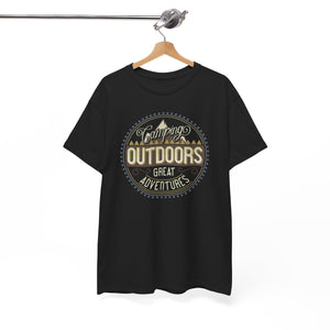 Camping, Outdoors Unisex Heavy Cotton Tee