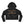Women’s cropped hooded sweatshirt – black camo “well-read & dangerous” - sweatshirts