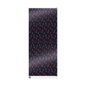 Festive holiday pattern wrapping paper