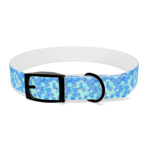 Blue spheres Dog Collar