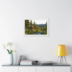 Dipaliz stream flowing framed poster museum paper - prints