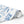 Winter Blue Feather Wrapping Paper Roll — Elegant Feather & Pinecone Gift Wrap