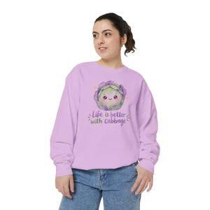 Life is better with cabbage sweatshirt - sweatshirts
