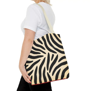Zebra print tote bag - bags