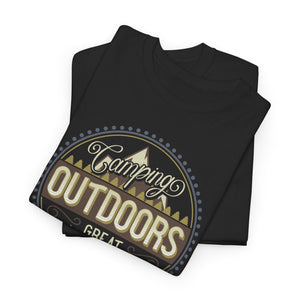 Camping, Outdoors Unisex Heavy Cotton Tee