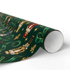 Luxury christmas wrapping paper – emerald green holiday gift wrap