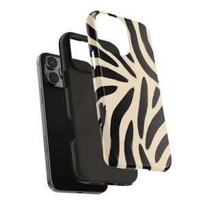 Zebra Print Tough Phone Case