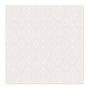 Southwest Diamond Geometric Fabric by the Yard — Rust Orange Spun Polyester