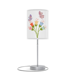Flowers with Butterflies, Lamp on a Stand, US|CA plug
