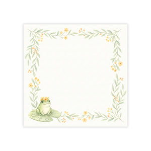 Frog Princess Floral Post-It Note Pad