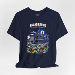 Grand rapids halloween skyline t-shirt - t-shirts