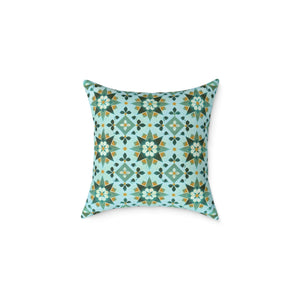 Geometric Moroccan Pattern Square Pillow