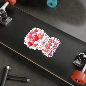 DipaliZ Love Balloons Kiss-cut Vinyl Decals Satin Finish
