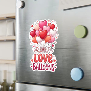 DipaliZ Love Balloons Kiss-cut Vinyl Decals Satin Finish