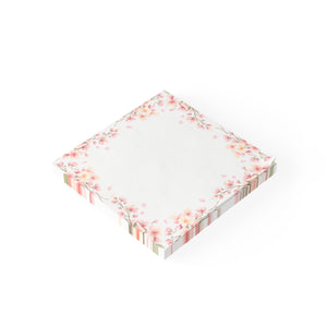 Floral Cherry Blossom Post-it Note Pad — Pink Blossom Sticky Notes