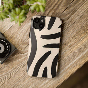 Abstract Zebra Print Phone Case