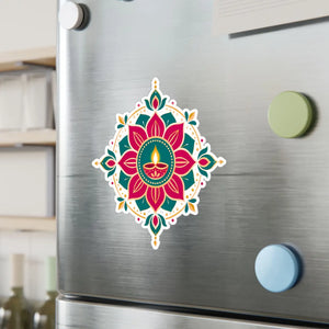 Diya mandala kiss-cut vinyl decal - home decor decals